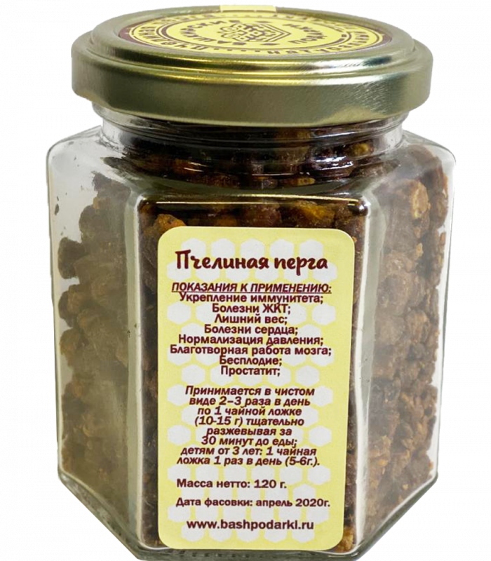 Башкирская перга пчелиный хлеб 120г - Башкирские подарки