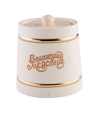 Бочонок сувенирный с бурзянским медом 1,0 кг (конус)
